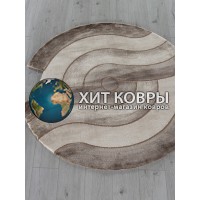 Турецкий ковер Safir 00836 Коричневый круг